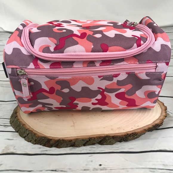 His & Her Camo Toiletry Cosmetic Travel Bag - Picture 6 of 16